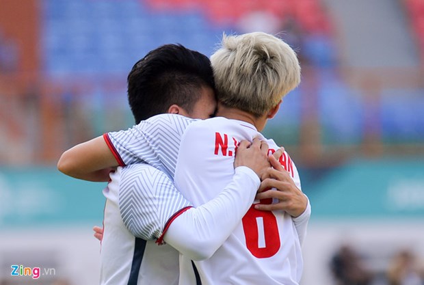 ASIAD 2018 : l’equipe olympique de football du Vietnam domine celle du Japon hinh anh 1