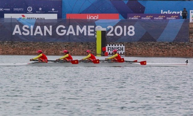 ASIAD 2018: les rameurs remportent la premiere medaille d'or pour le Vietnam hinh anh 1