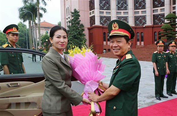 Vietnam-Cambodge : les femmes des deux armees cultivent leurs liens hinh anh 1