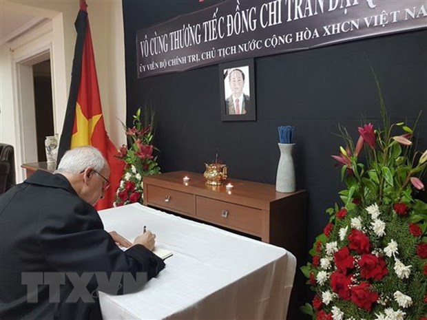 Deces du president Tran Dai Quang: messages de condoleances des pays hinh anh 1