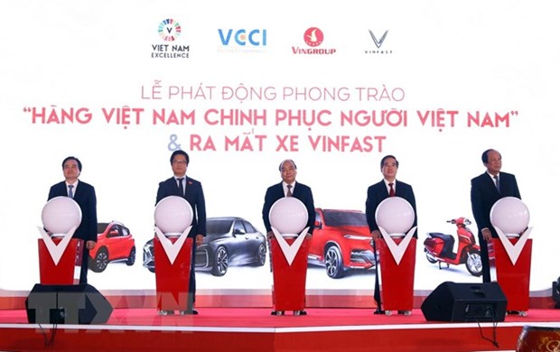 Le PM au lancement du mouvement “Les marchandises vietnamiennes conquierent les Vietnamiens» hinh anh 1