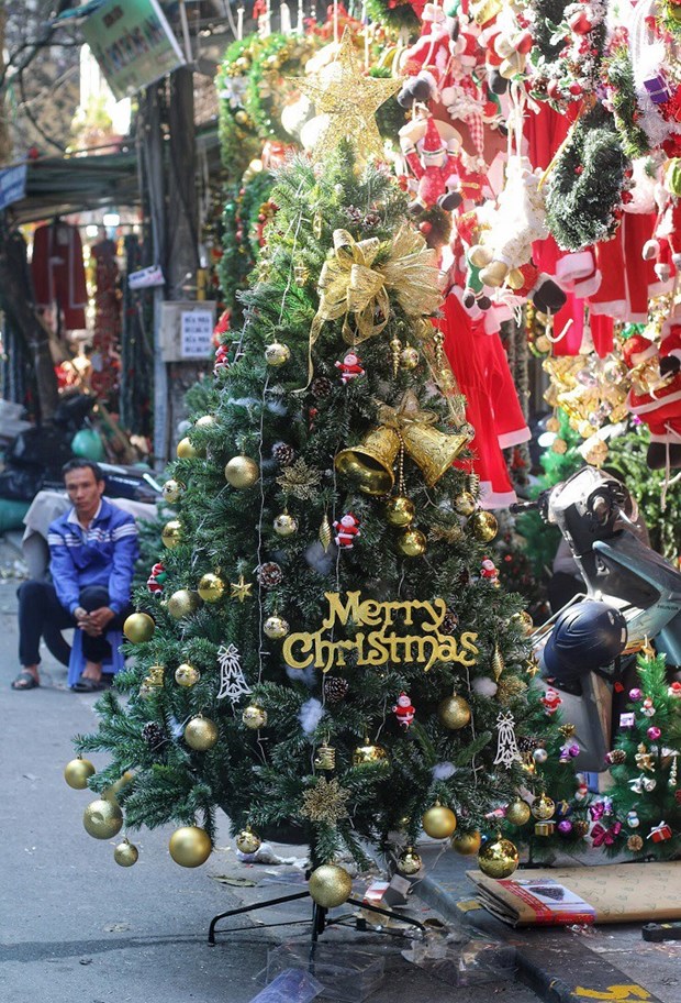 Achats de Noel: les marchandises vietnamiennes ont la cote hinh anh 2