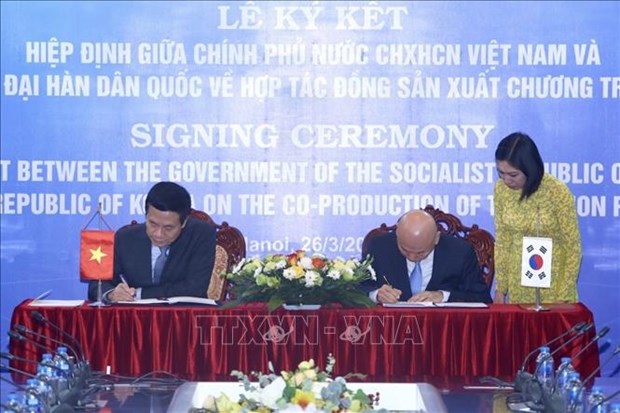 Vietnam et R. de Coree cooperent dans la production des programmes televises hinh anh 1