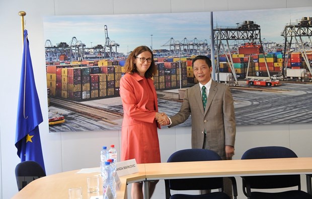 L’UE et le Vietnam vont signer leur accord de libre-echange le 30 juin hinh anh 1