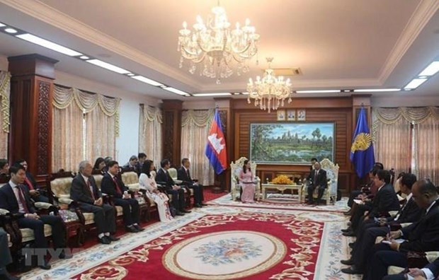 Un dirigeant cambodgien salue le developpement de Ho Chi Minh-Ville hinh anh 1