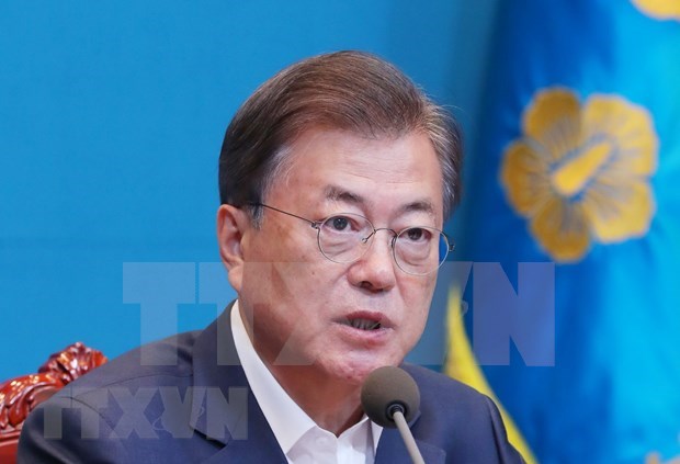 Le president sud-coreen s’engage a soutenir a l'ASEAN dans la lutte anti-COVID-19 hinh anh 1