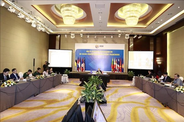 Les officiels de l'ASEAN reflechissent a la mise en place d'un cadre de relance du bloc hinh anh 1
