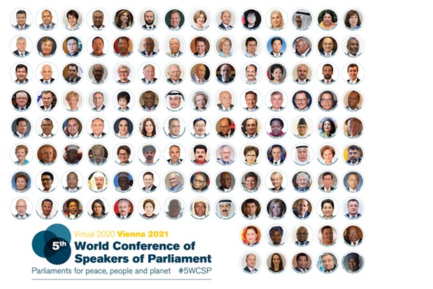 La 5e Conference mondiale des presidents de parlement adopte une declaration hinh anh 2