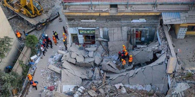 Message de sympathie a propos de l'effondrement d'un batiment dans la province chinoise du Shanxi hinh anh 1