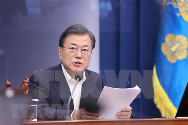 Le president sud-coreen appelle a la cooperation dans la lutte contre l’epidemie hinh anh 1