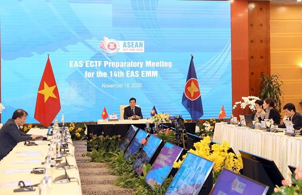 Les officiels preparent la 14e reunion des ministres de l’Energie de l’EAS hinh anh 1