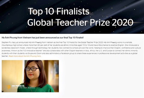 Global Teacher Prize : une Vietnamienne parmi les dix finalistes hinh anh 2