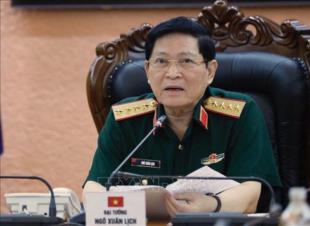 Le ministre de la Defense Ngo Xuan Lich recoit le conseiller americain a la Securite nationale hinh anh 1