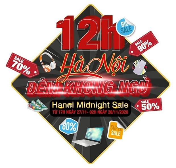 «Ha Noi Midnight Sale» s’animera le soir du 27 novembre hinh anh 1