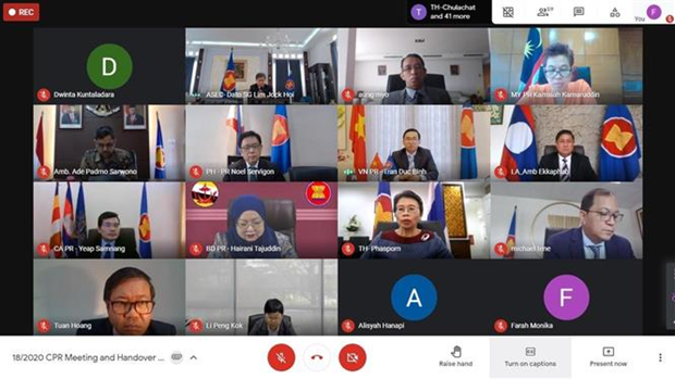 ASEAN 2020 : le Vietnam transfere la presidence du CPR au Brunei hinh anh 1