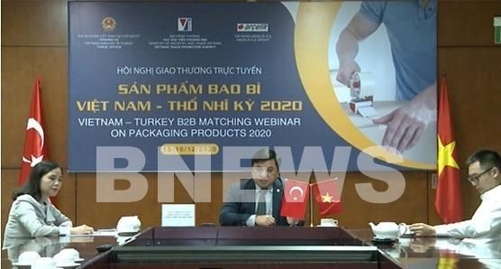 Un webinaire relie les producteurs d’emballage vietnamiens aux importateurs turcs hinh anh 1