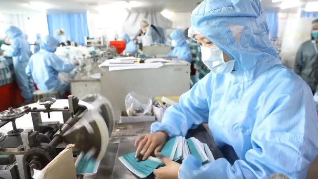Le Vietnam exporte plus de 1,3 milliard de masques medicaux hinh anh 1
