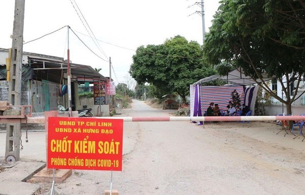 Distanciation sociale dans des localites de Hai Duong et Bac Ninh hinh anh 1
