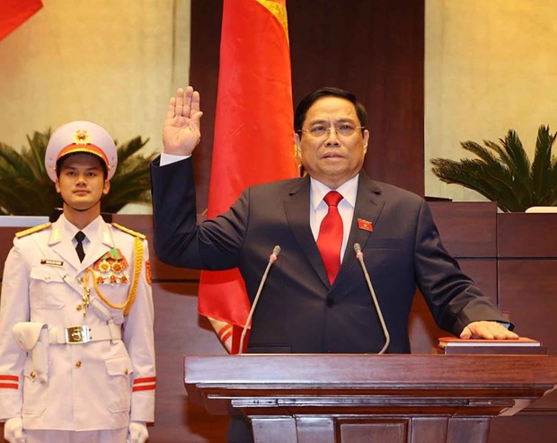 PM Pham Minh Chinh : Edifier un Etat de droit socialiste du peuple, pour le peuple et par le peuple hinh anh 1