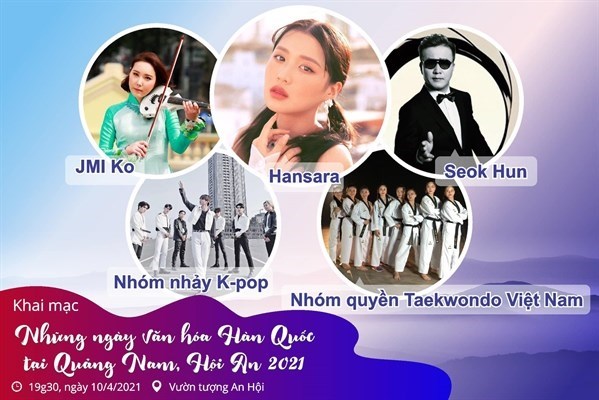 Ouverture des Journees culturelles sud-coreennes a Quang Nam 2021 hinh anh 1
