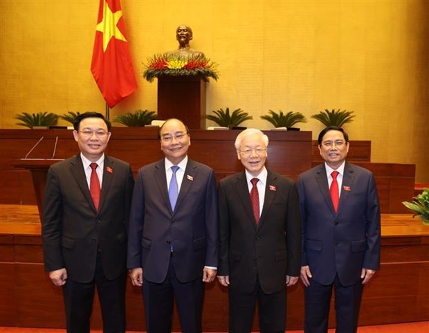 Messages de felicitations aux nouveaux dirigeants vietnamiens hinh anh 1