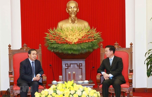 Le Vietnam reaffirme son soutien constant au Laos hinh anh 1