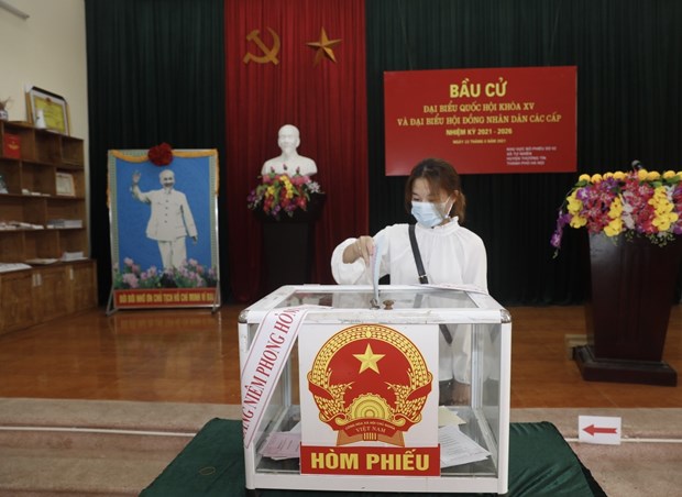 Les Vietnamiens votent pour les 15es elections legislatives hinh anh 2