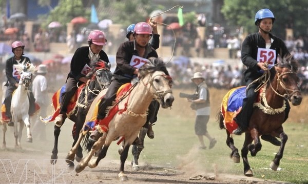 Course de chevaux traditionnelle de Bac Ha reconnue comme patrimoine immateriel hinh anh 2
