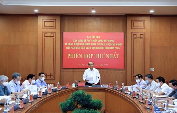 Le Vietnam promeut la construction de l'Etat de droit socialiste hinh anh 1
