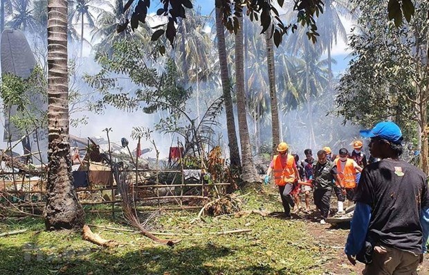 Philippines : plus de 50 morts dans le crash d’un avion militaire hinh anh 1