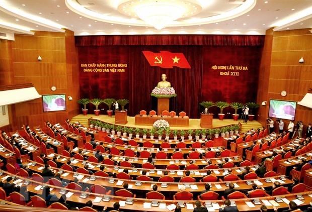 Cloture du 3e Plenum du Comite central du Parti communiste du Vietnam hinh anh 1