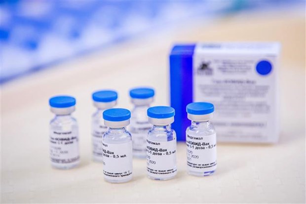 Un premier lot de vaccins russes Spoutnik V produit au Vietnam hinh anh 1