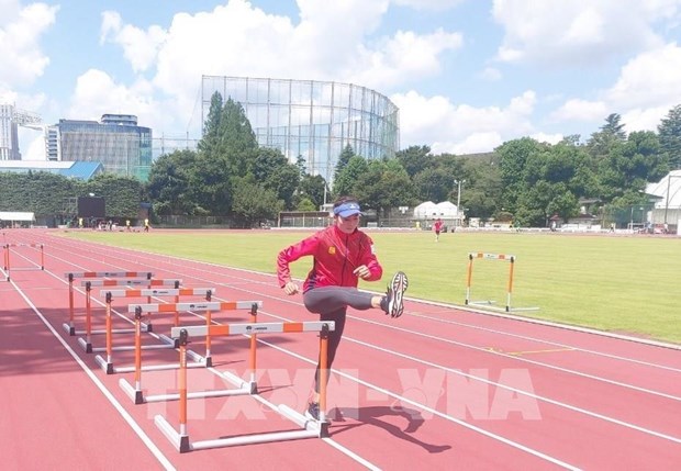 Jeux olympiques de Tokyo 2020 : l'athlete Quach Thi Lan entre en demi-finale du 400 m haies femmes hinh anh 1