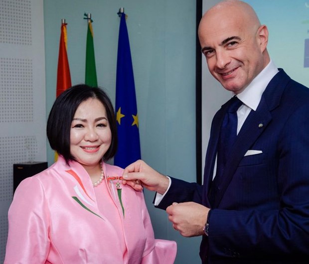 Mme Trang Le, ambassadrice de la cuisine italienne au Vietnam 2021 hinh anh 1