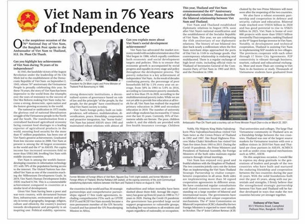 L'ecriture de l'ambassadeur vietnamien publiee dans le journal Bangkok Post hinh anh 1