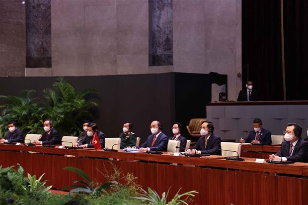 Le Vietnam et Cuba publient une declaration commune hinh anh 3