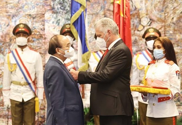Le Vietnam et Cuba publient une declaration commune hinh anh 1