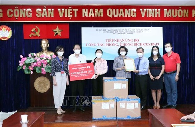 Ho Chi Minh-Ville recoit 4 millions de kits de test d'une valeur de 16,38 millions d’USD hinh anh 1
