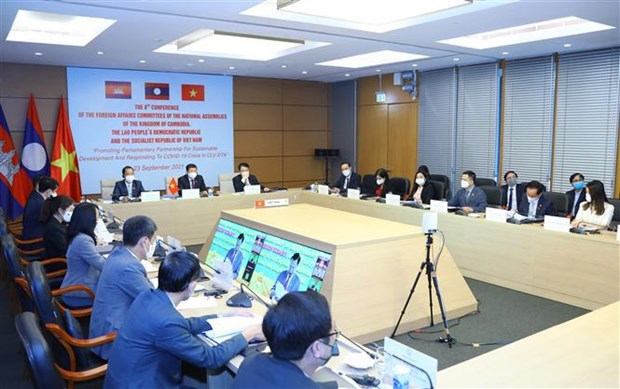 CLV : les Commissions des affaires etrangeres des trois AN tiennent leur 8e conference hinh anh 2