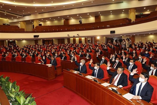 Le 4e Plenum souligne la construction du Parti et du systeme politique hinh anh 2