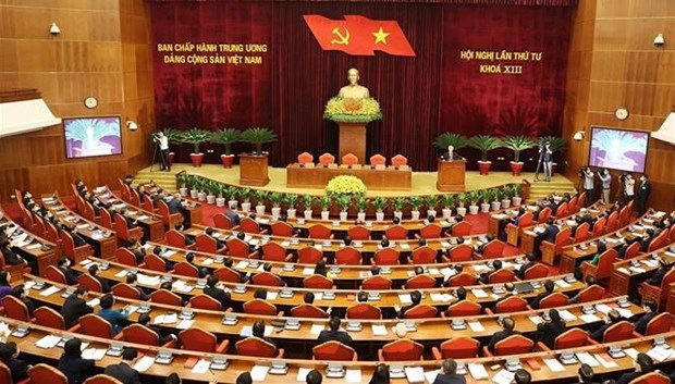 Le Comite central du Parti clot son 4e Plenum a Hanoi hinh anh 2