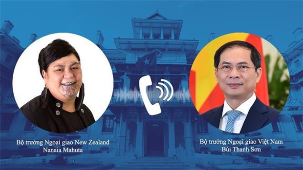 Vietnam-Nouvelle Zelande : conversation telephonique entre les deux ministres des AE hinh anh 1