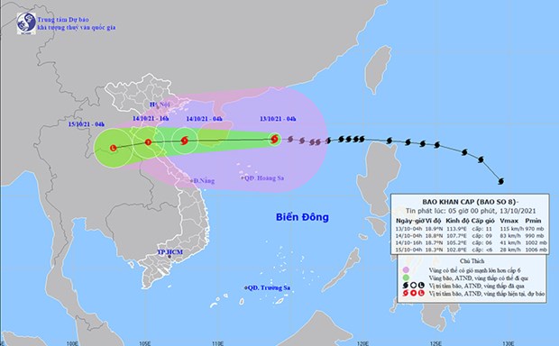 Apres Lionrock, le Vietnam se prepare au typhon Kompasu hinh anh 1