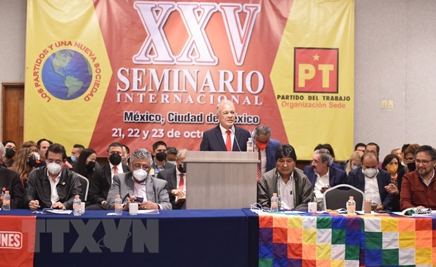 Des partis politiques presents au seminaire au Mexique apprecient le message du leader du PCV hinh anh 1