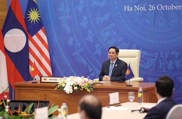 Le Premier ministre Pham Minh Chinh assiste au 39e Sommet de l’ASEAN hinh anh 1