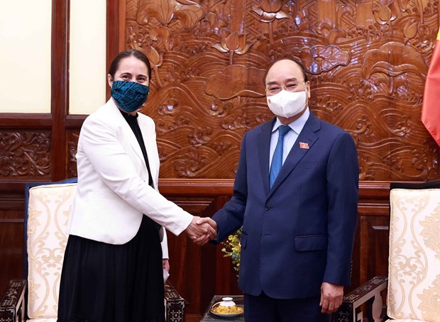 Le president Nguyen Xuan Phuc recoit l'ambassadeur de Nouvelle-Zelande hinh anh 1