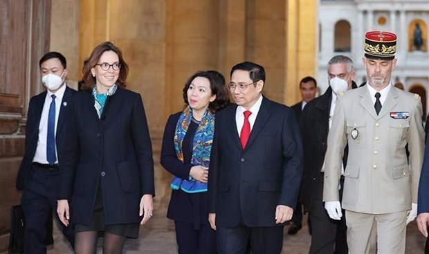 Des contrats en vue lors de la visite en France du PM Pham Minh Chinh hinh anh 1