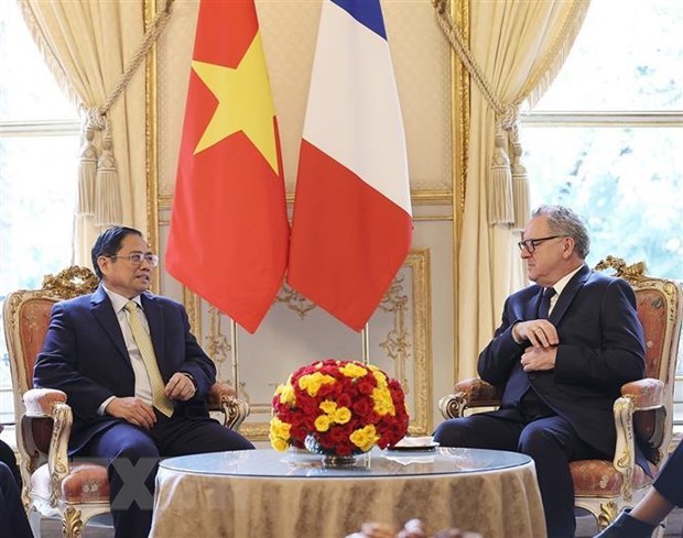 Declaration conjointe de la France et du Vietnam a l’occasion de la visite du Premier ministre Pham Minh Chinh en France hinh anh 2
