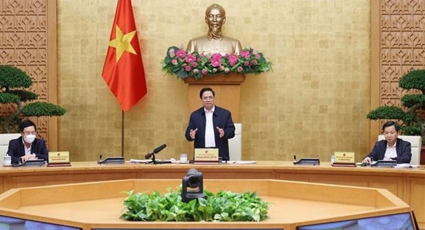 Le PM Pham Minh Chinh donne des pistes pour construire la legislation hinh anh 1