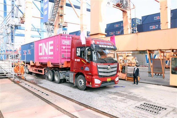 Le premier port maritime du Nord traite un million d'EVP de marchandises en un an hinh anh 1